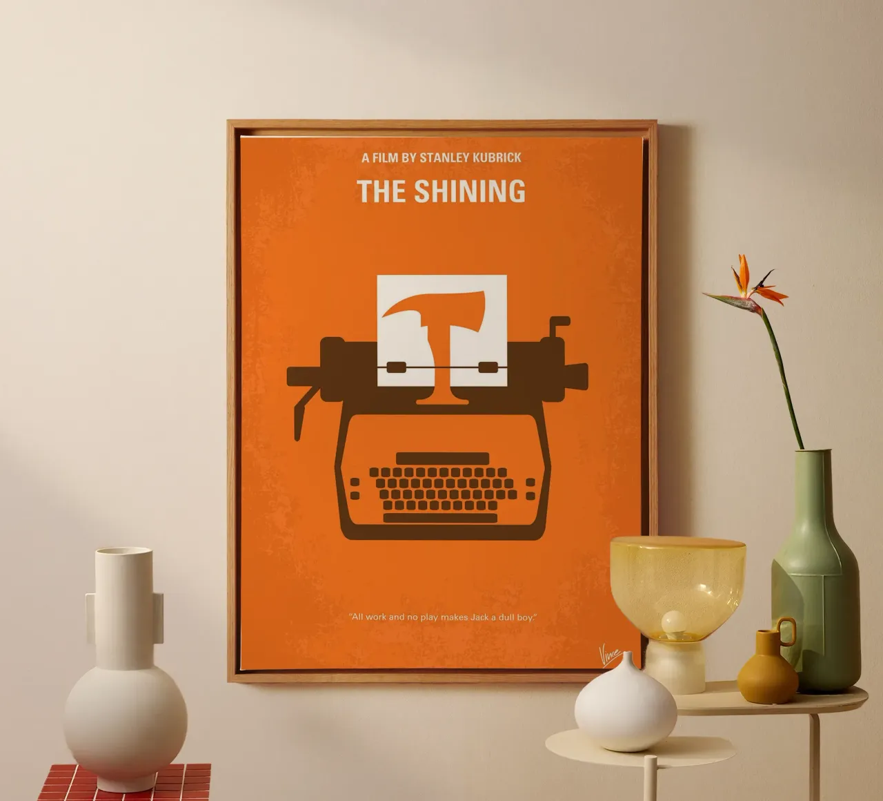 The Shining by Chungkong canvas with Floater frame by jammie