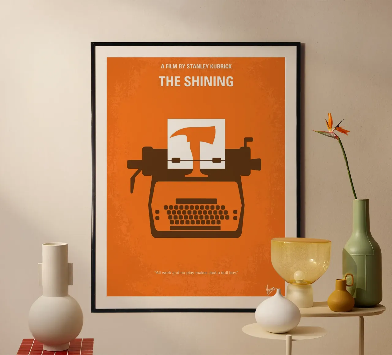 Shining di Chungkong poster con telaio in plastica da jammie
