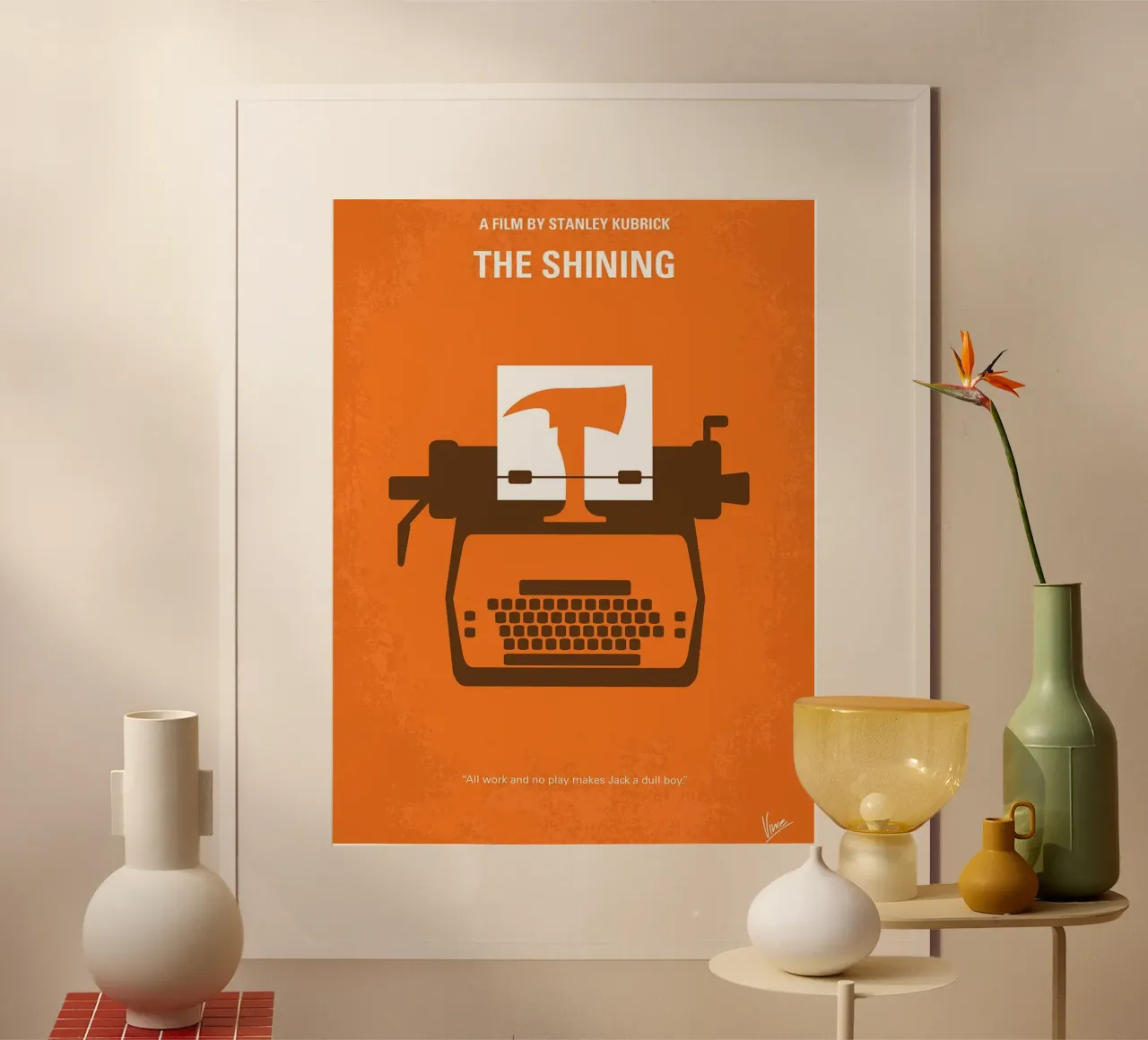 Shining di Chungkong poster con telaio in plastica da jammie