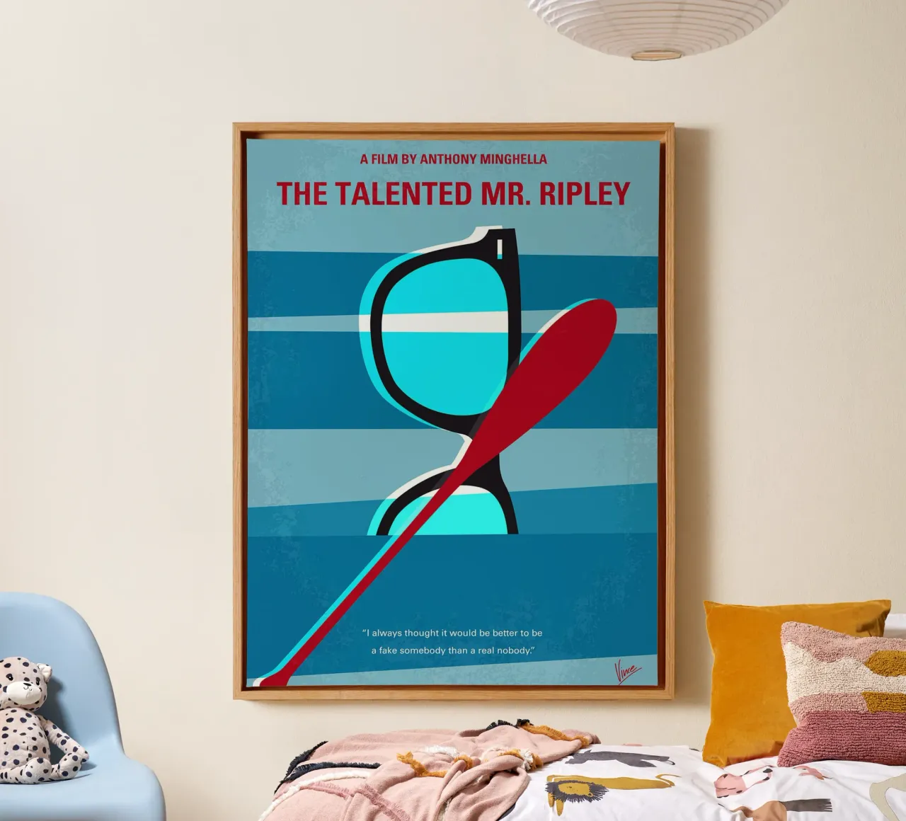 Il talento di Mr. Ripley di Chungkong tela con Cornice a cassetta da jammie