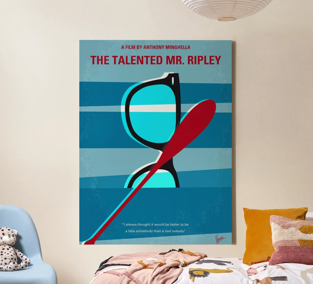 Il talento di Mr. Ripley di Chungkong tela con Cornice a cassetta da jammie