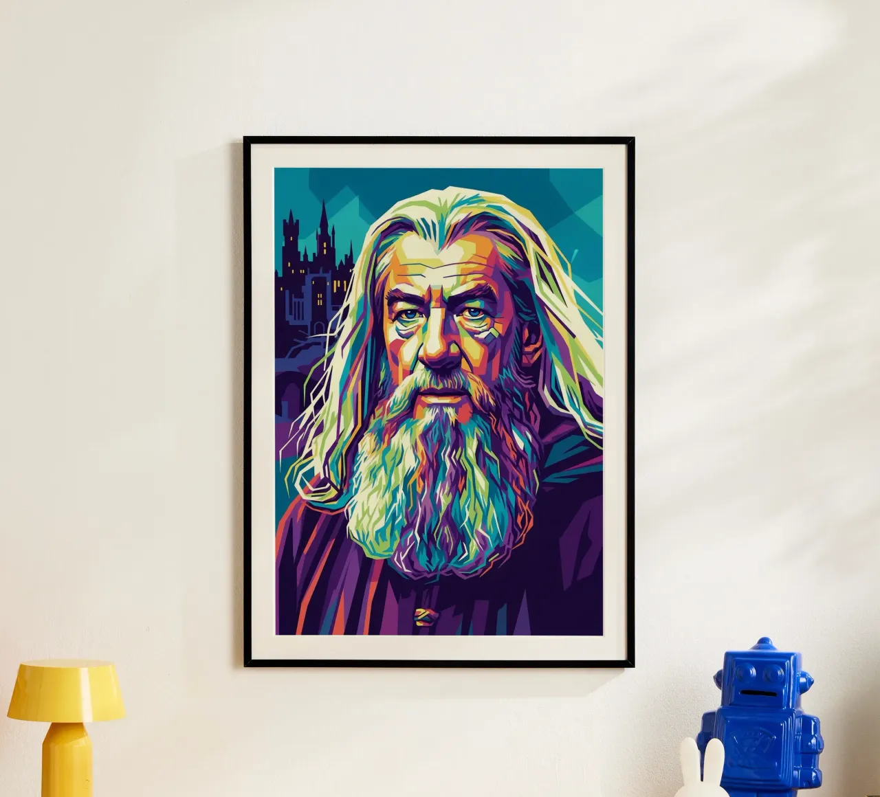Gandalf - Il Signore degli Anelli poster con telaio in plastica da Hantamrata