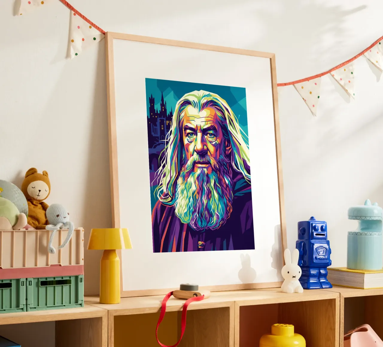 Gandalf - Il Signore degli Anelli poster con telaio in plastica da Hantamrata
