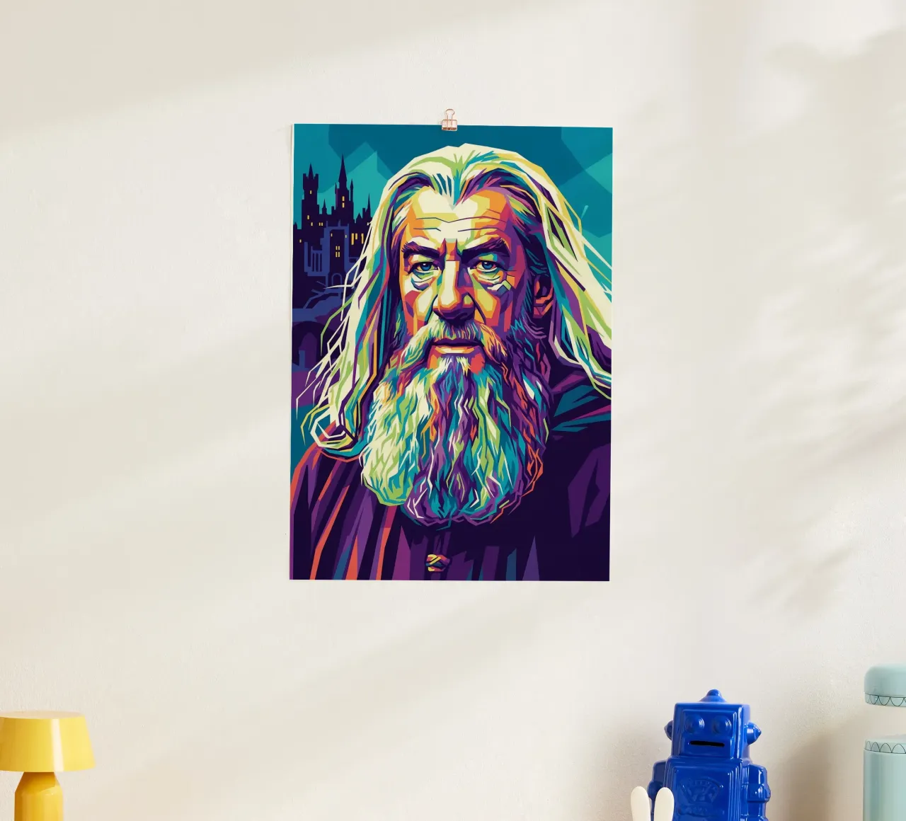Gandalf - Il Signore degli Anelli poster con telaio in plastica da Hantamrata