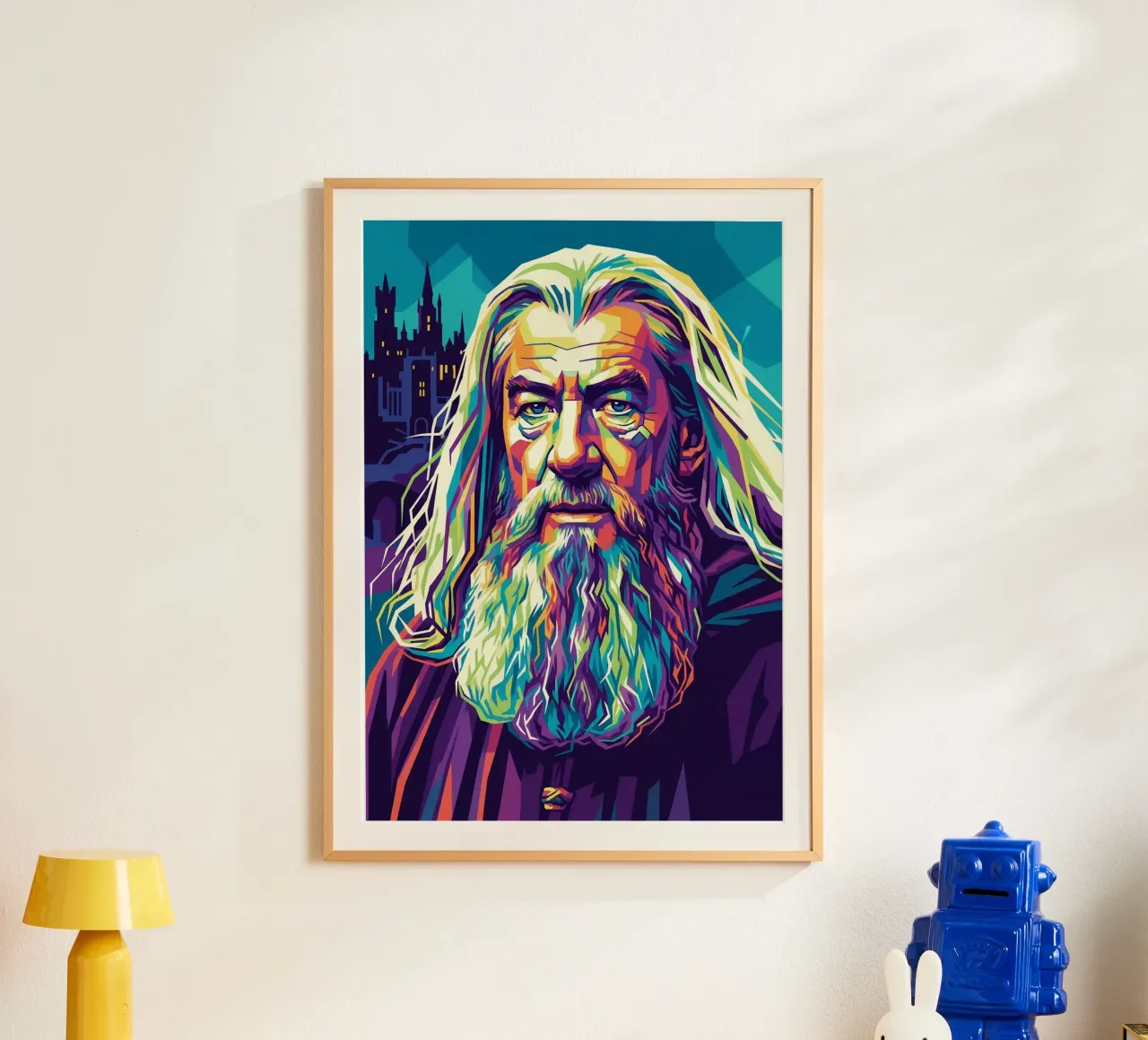 Gandalf - Il Signore degli Anelli poster con telaio in plastica da Hantamrata
