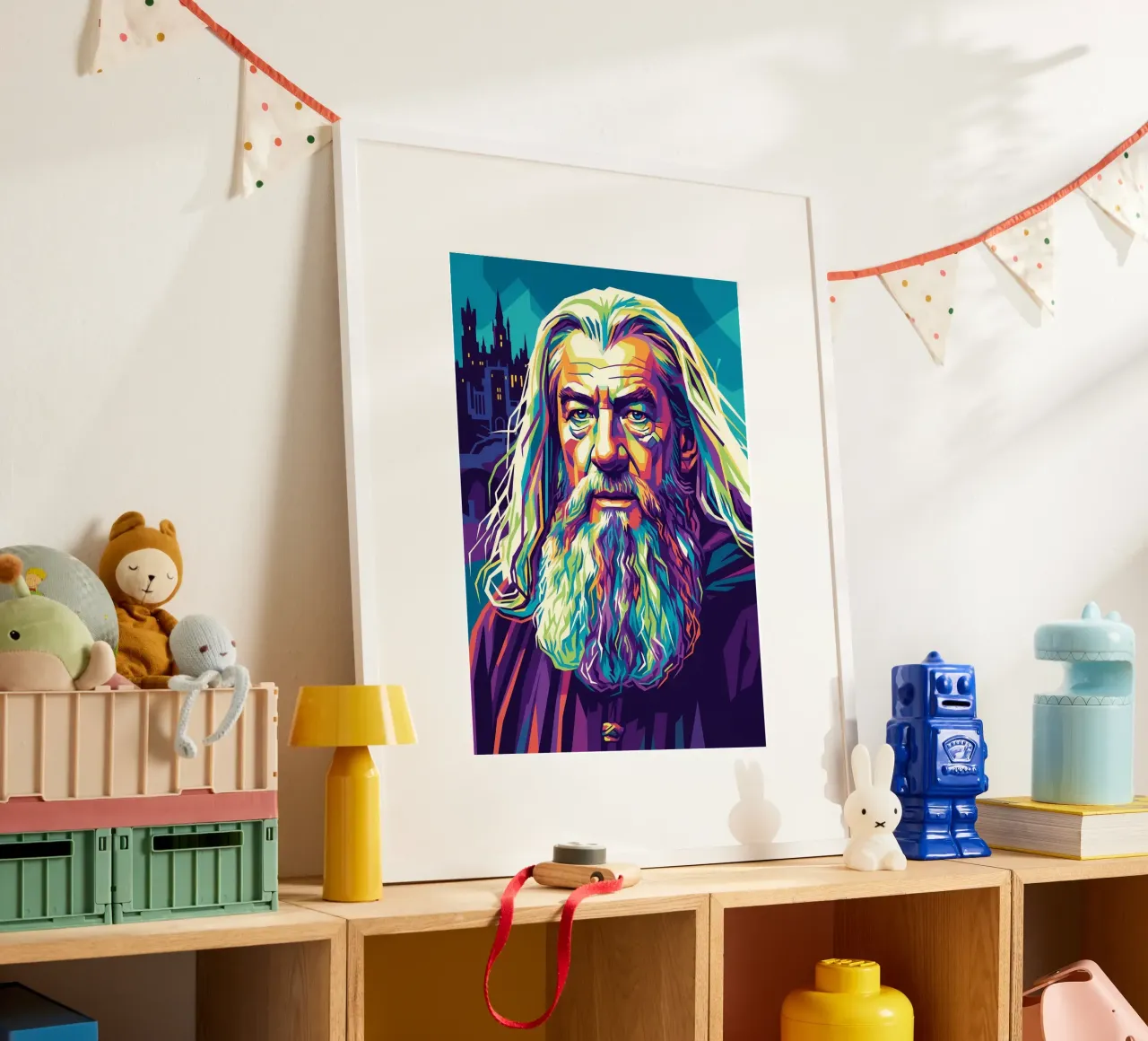 Gandalf - Il Signore degli Anelli poster con telaio in plastica da Hantamrata