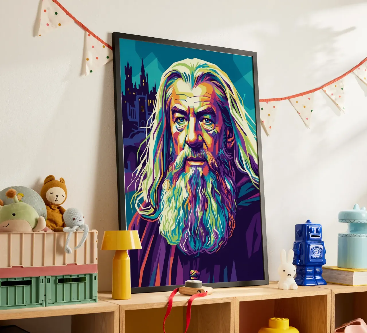 Gandalf - Il Signore degli Anelli poster con telaio in plastica da Hantamrata
