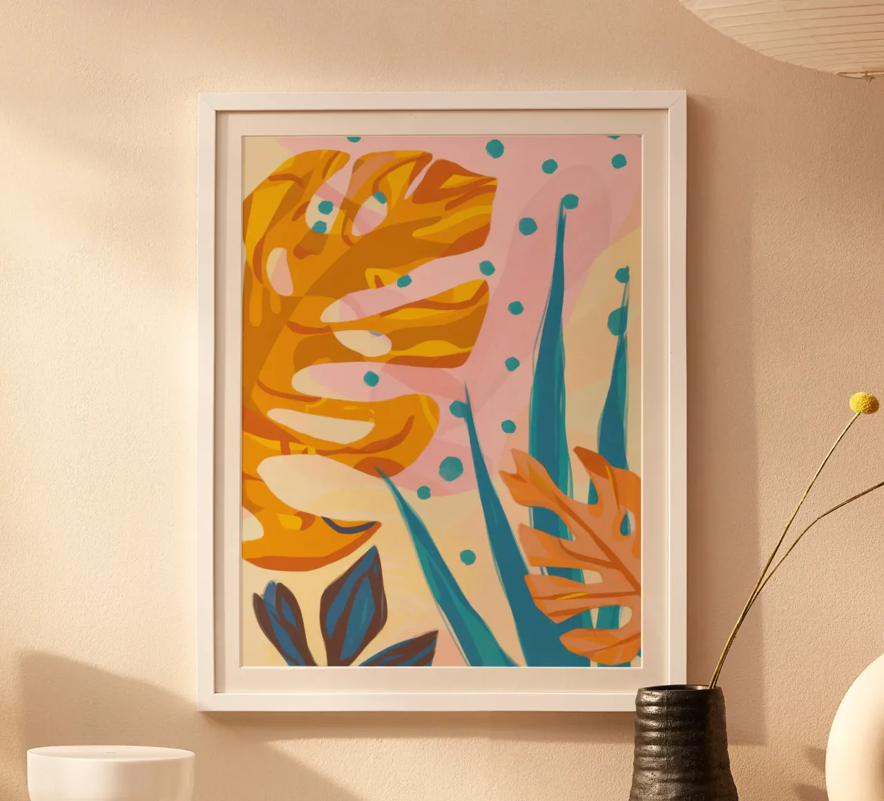 Sonnengeküsster Botanischer Pop Poster von Orchid Patina