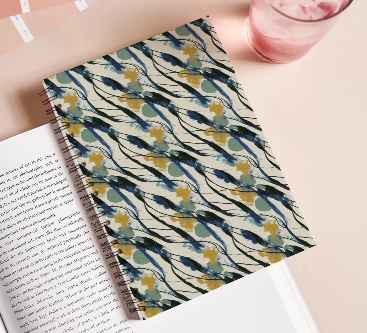 Pattern No 103 spiral notebook by treechild