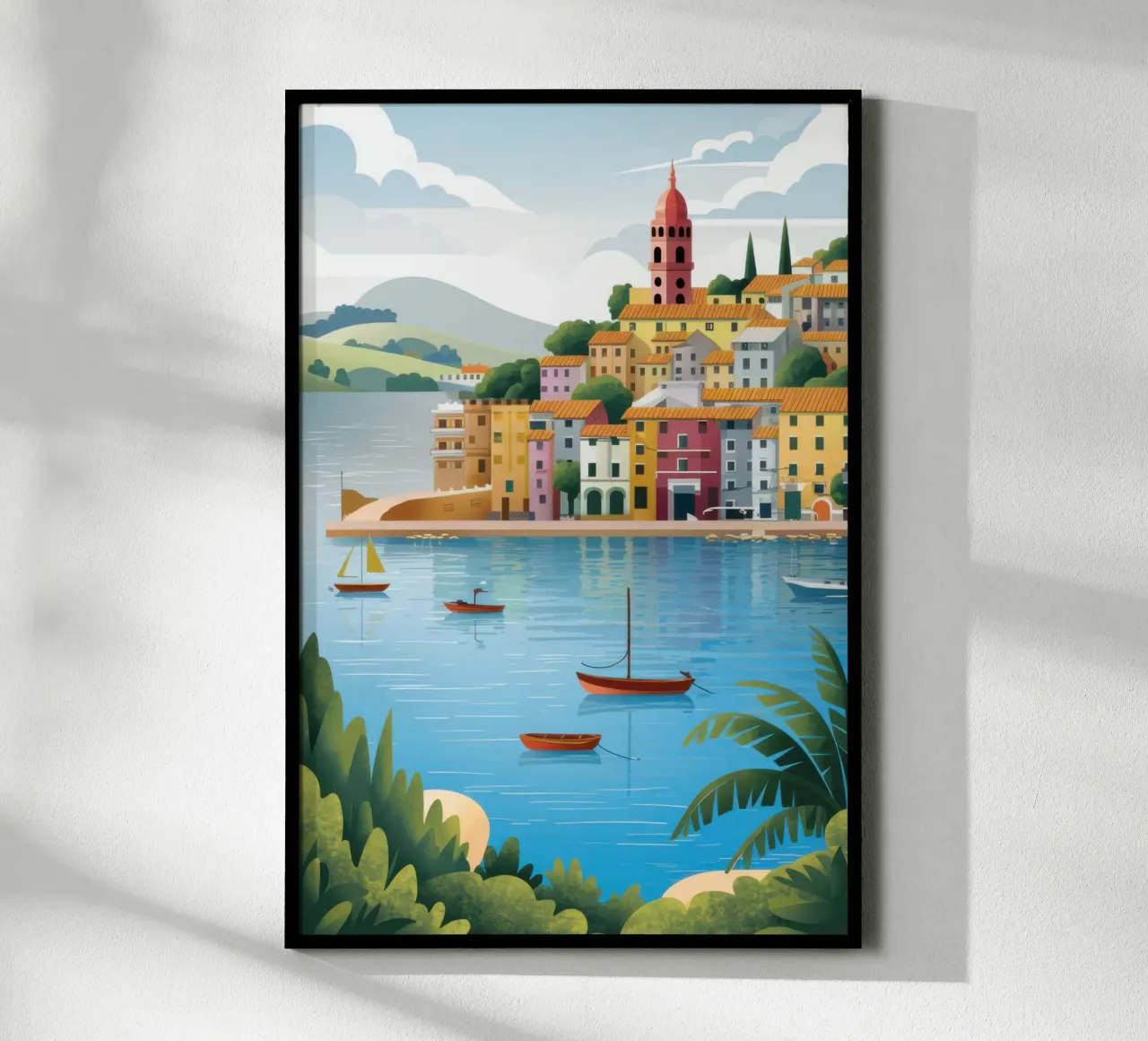 Tonalità del porto tranquillo poster da Orchid Patina