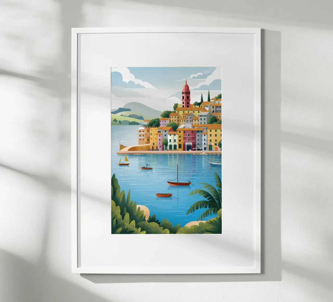 Tonalità del porto tranquillo poster da Orchid Patina
