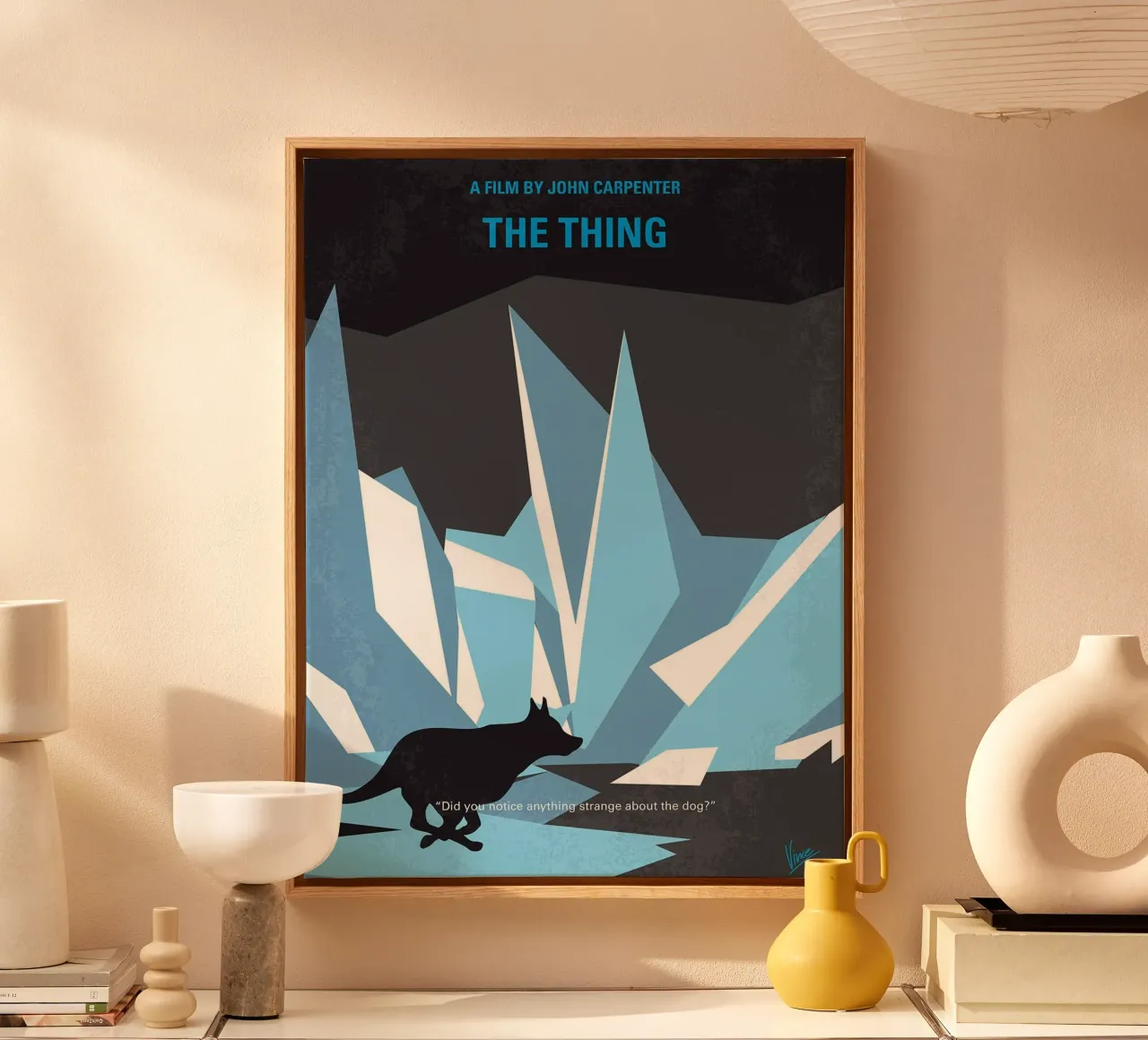 The Thing von Chungkong Leinwand mit Schattenfugenrahmen von jammie