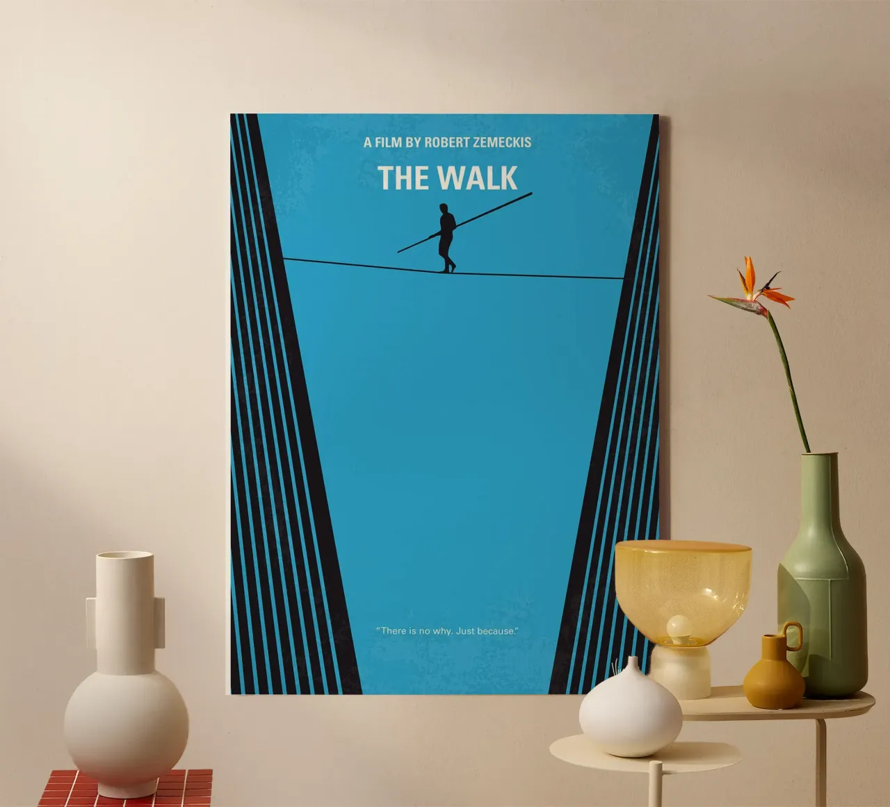 The Walk by Chungkong canvas with Floater frame by jammie