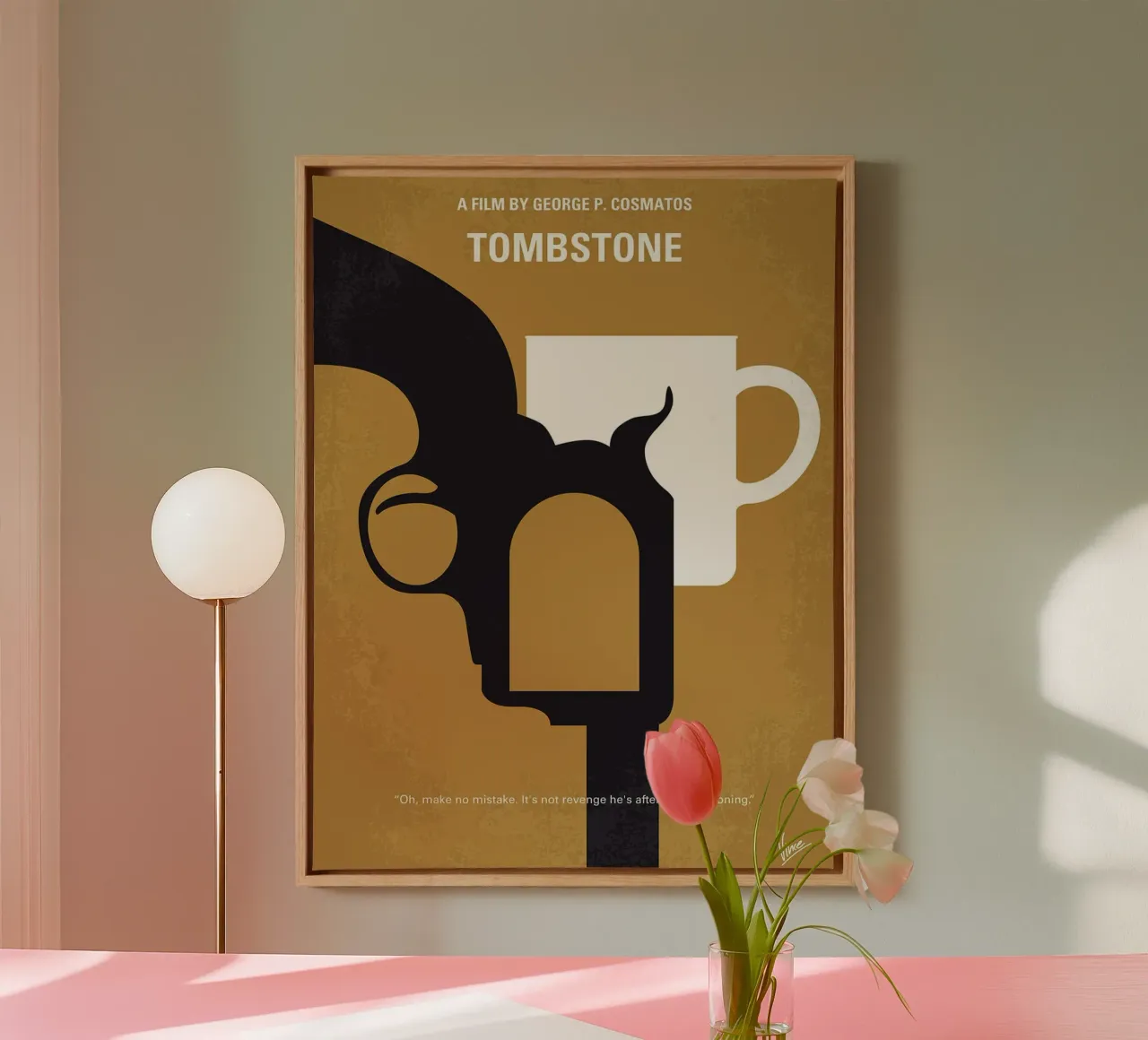 Grafsteen van Chungkong canvas met Baklijst van jammie