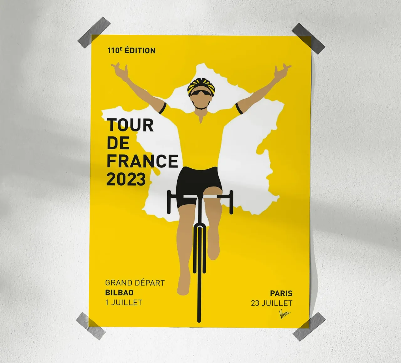 Tour de Francia 2023 de Chungkong poster de jammie