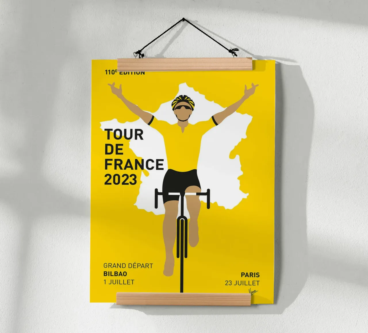 Tour de Francia 2023 de Chungkong poster de jammie