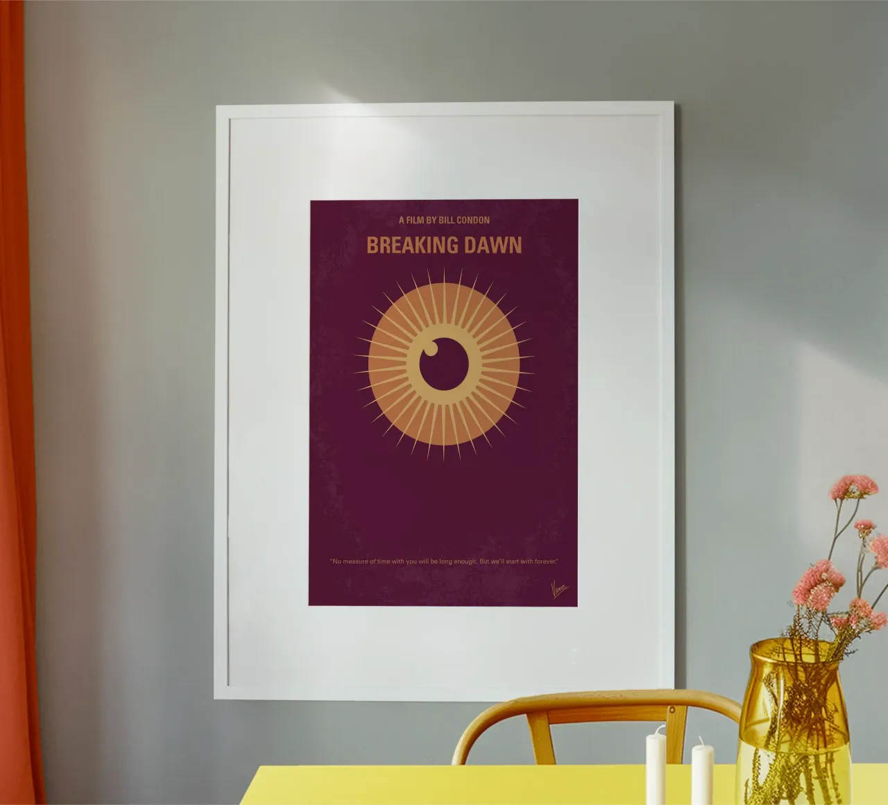 Twilight - Breaking Dawn 1 di Chungkong poster con telaio in legno da jammie