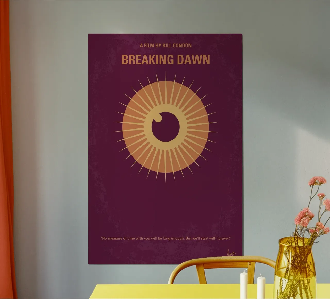 Twilight - Breaking Dawn 1 di Chungkong poster con telaio in legno da jammie