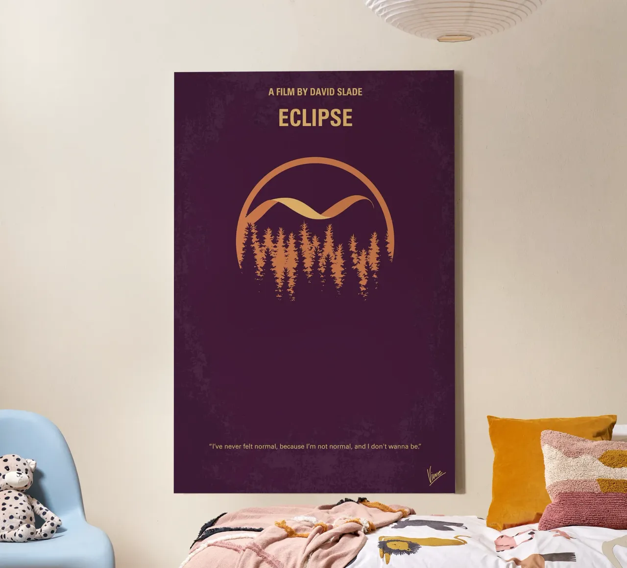 Twilight - Eclipse di Chungkong tela con Cornice a cassetta da jammie