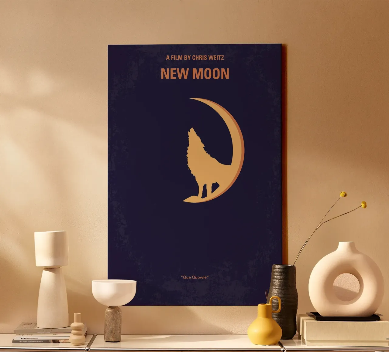 Twilight - New Moon von Chungkong Leinwand mit Schattenfugenrahmen von jammie