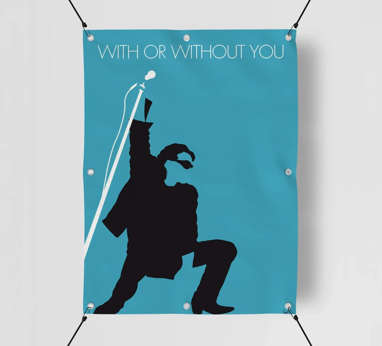U2 - Con o senza di te di Chungkong telo in pvc da jammie