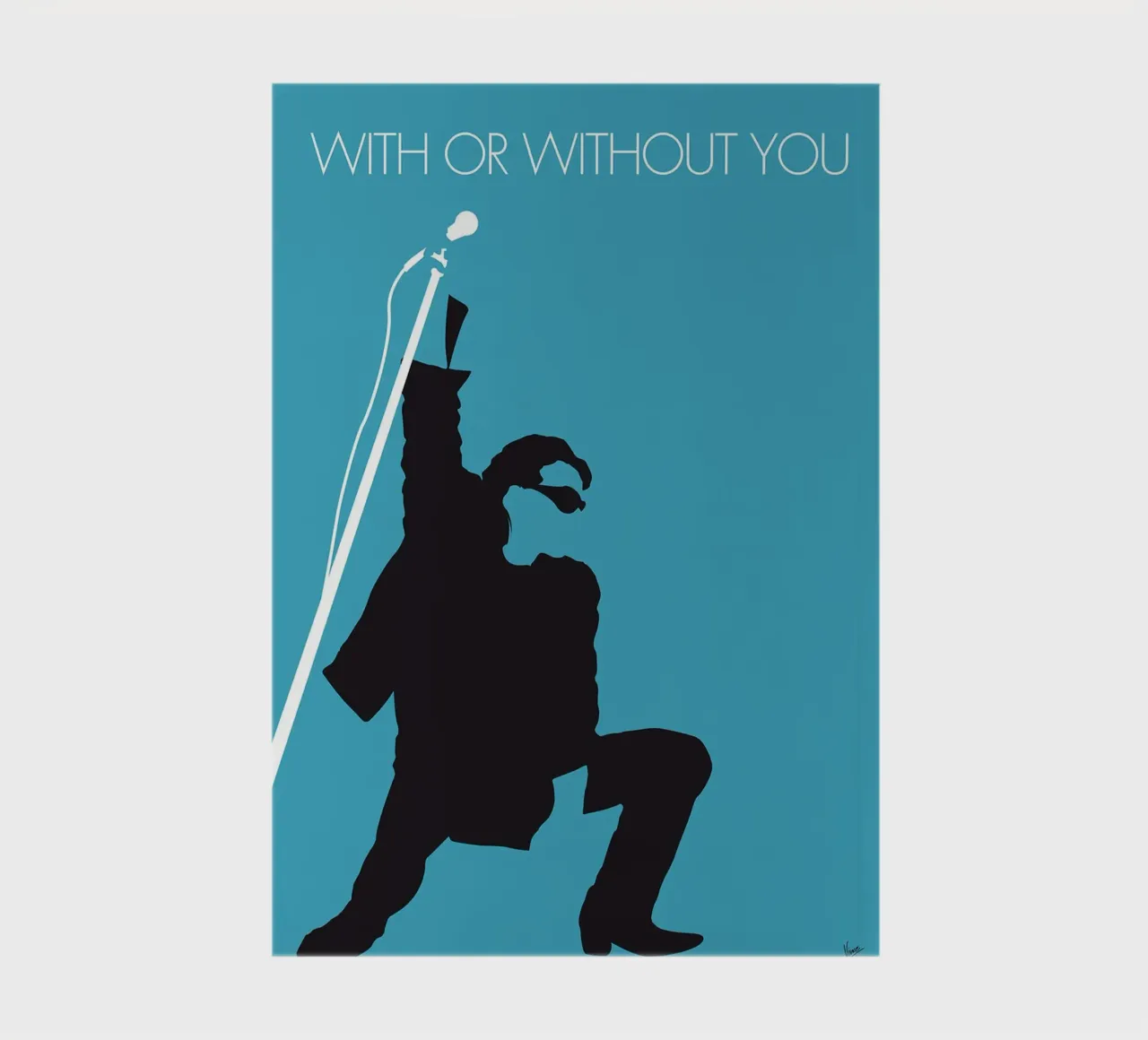 U2 - With or without you by Chungkong notebook by jammie