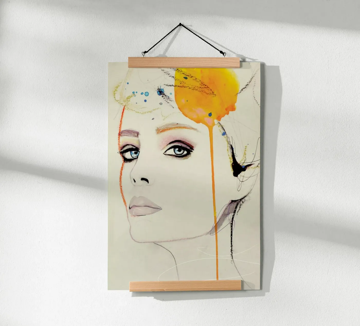 Orchid poster by Leigh Viner