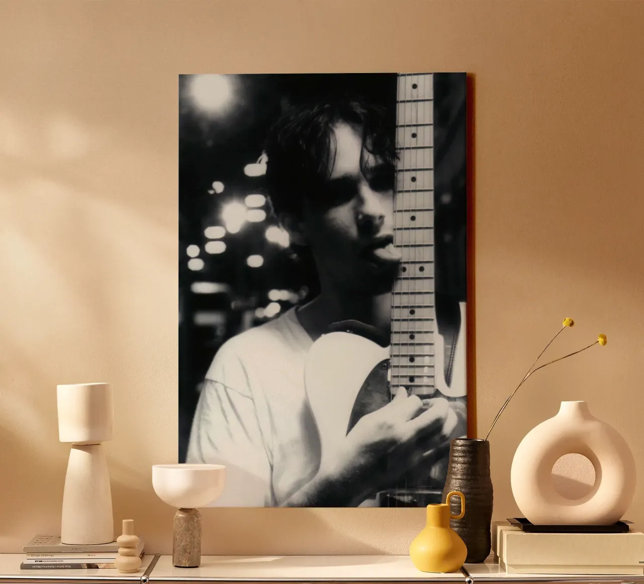 Jeff Buckley tela con Cornice a cassetta da udahandereez