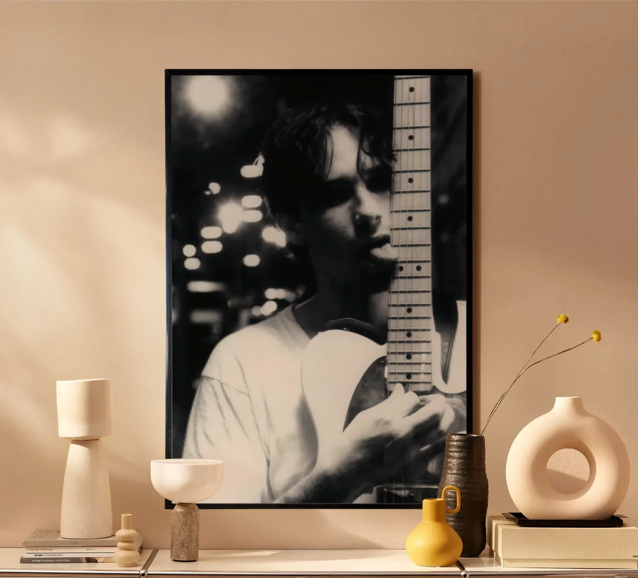 Jeff Buckley poster con telaio in plastica da udahandereez
