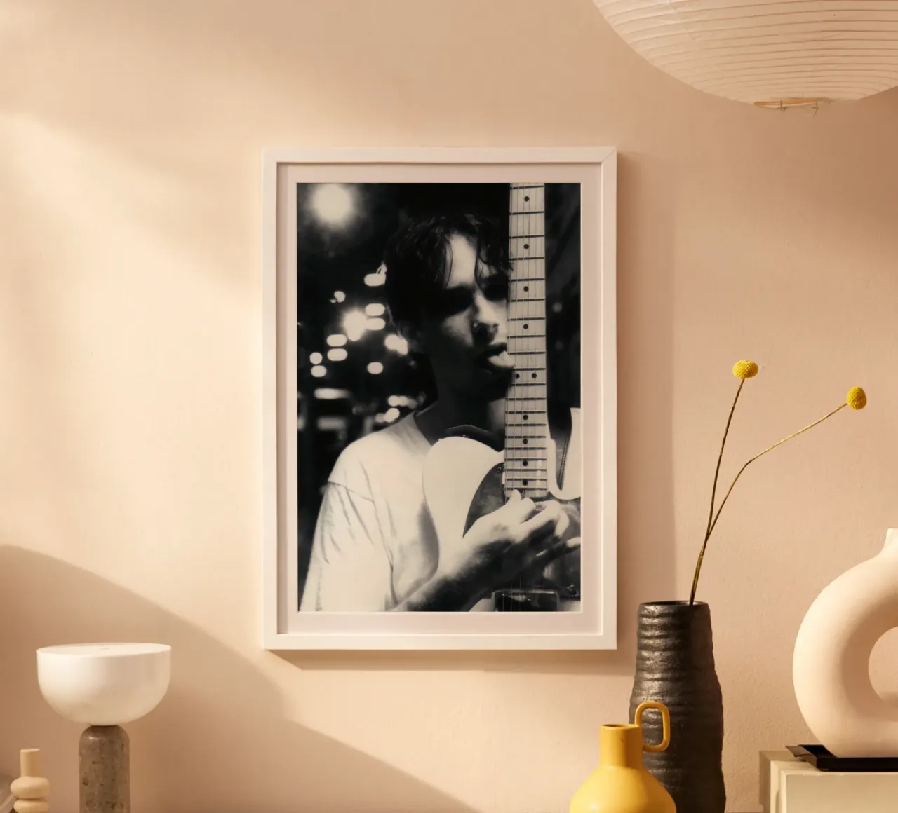Jeff Buckley poster con telaio in plastica da udahandereez