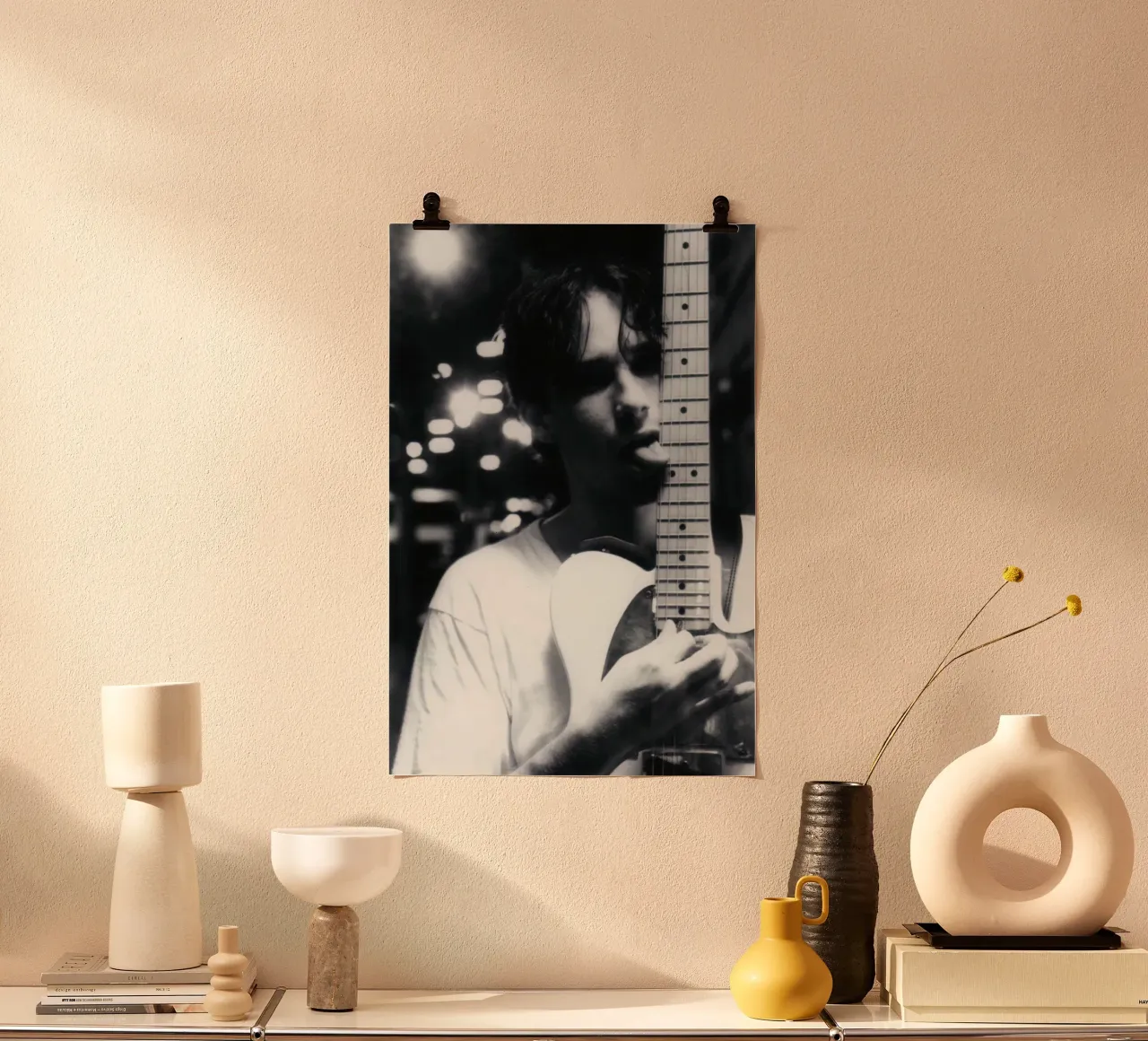 Jeff Buckley poster con telaio in plastica da udahandereez