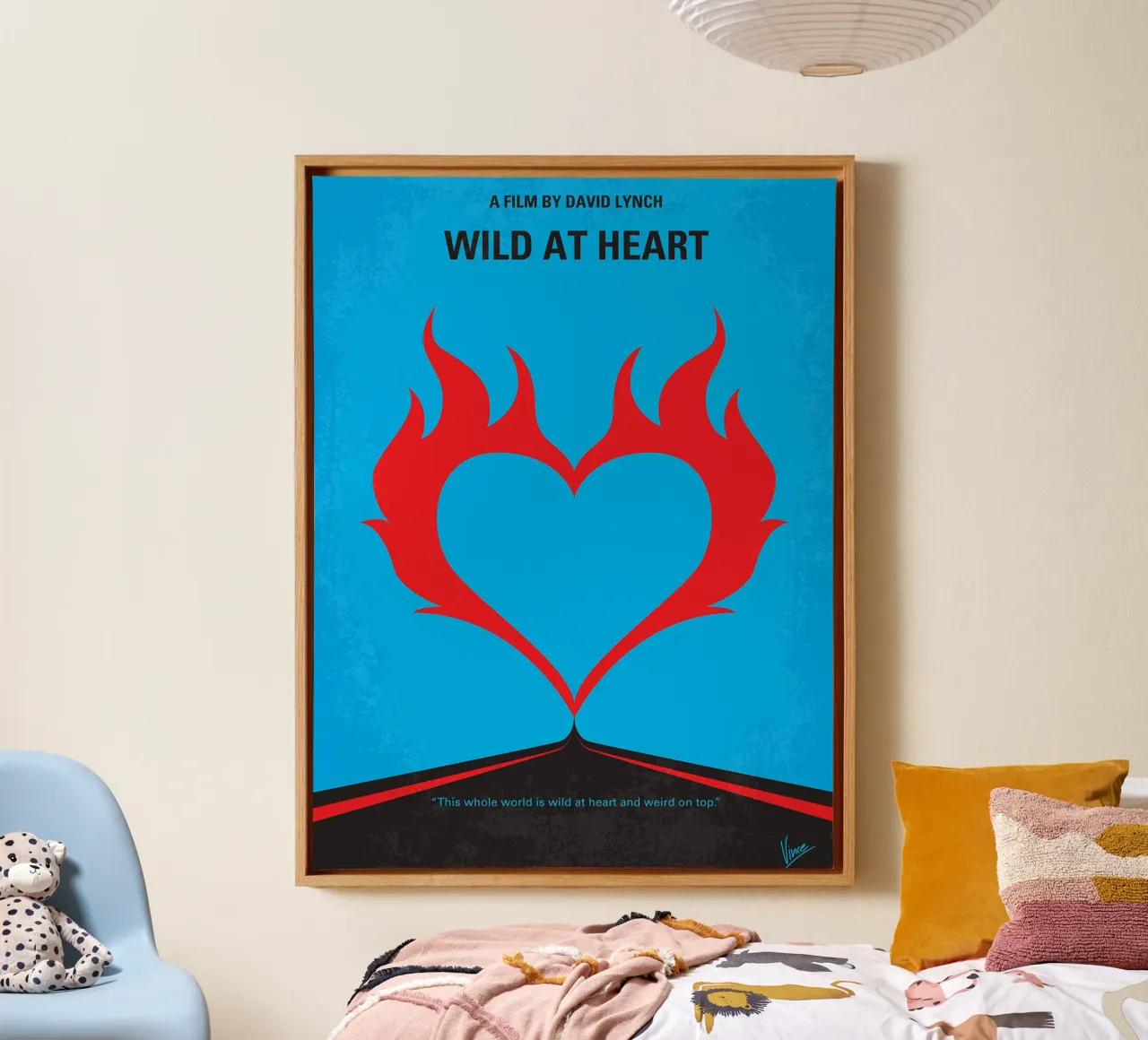 Wild At Heart di Chungkong tela con Cornice a cassetta da jammie