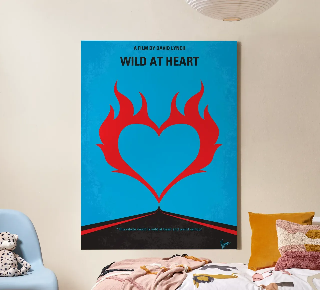 Wild At Heart di Chungkong tela con Cornice a cassetta da jammie