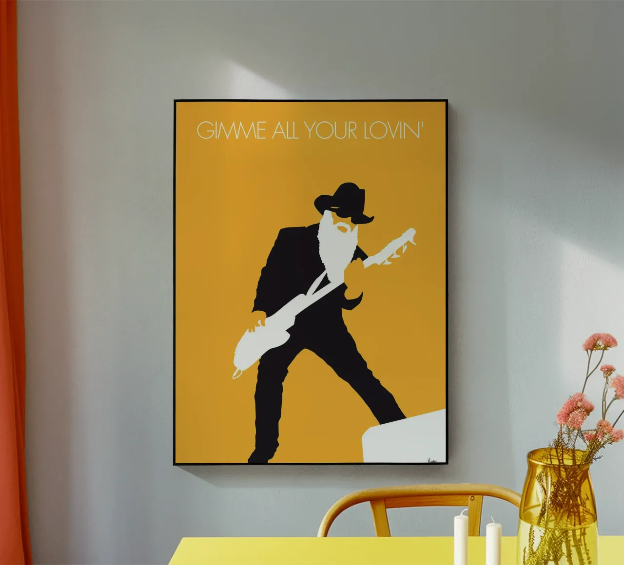 ZZ Top - Gimme All Your Lovin' di Chungkong plexiglass da jammie