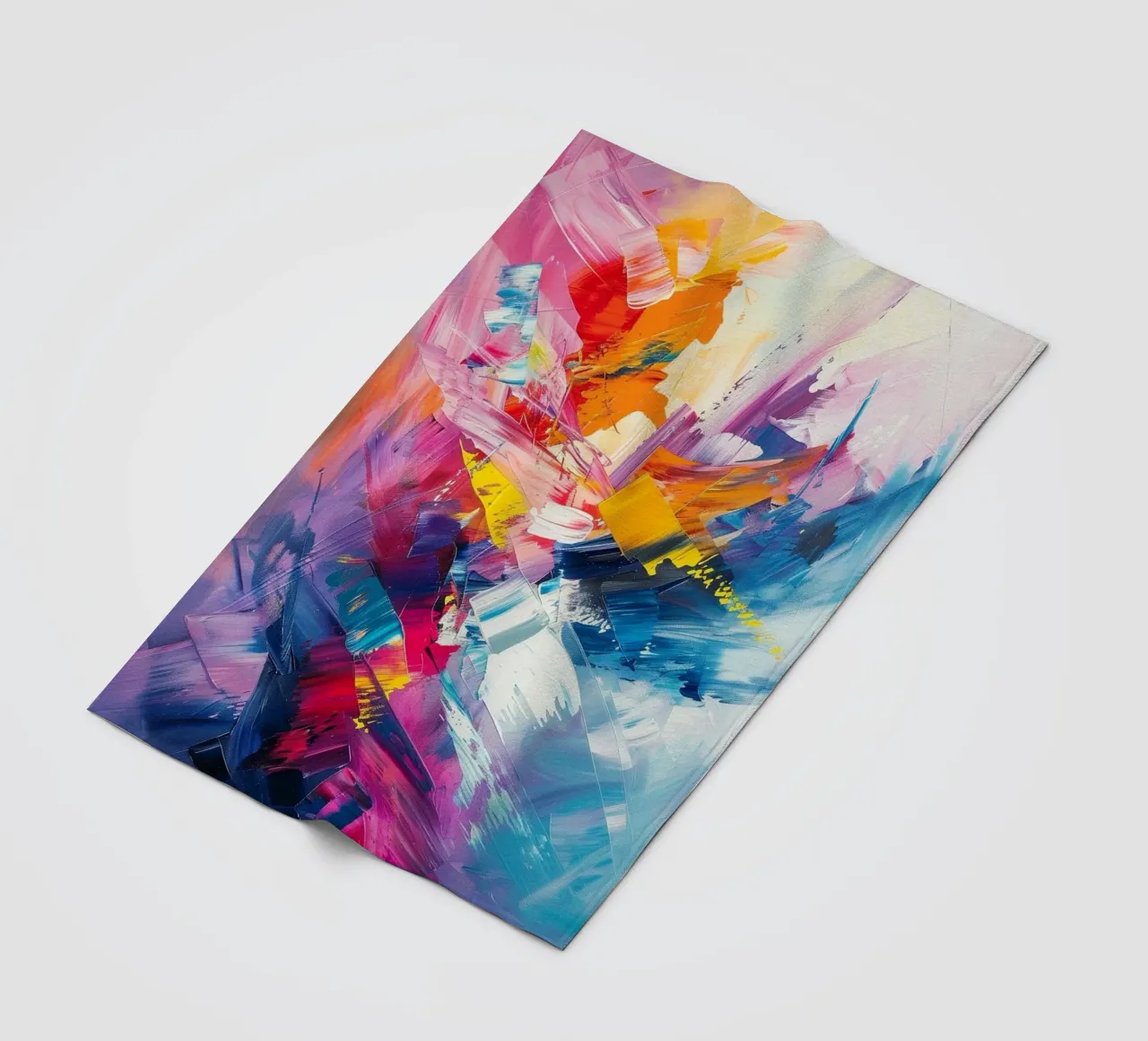 Whispers of Color coperta in pile da Mosaic Dialogue