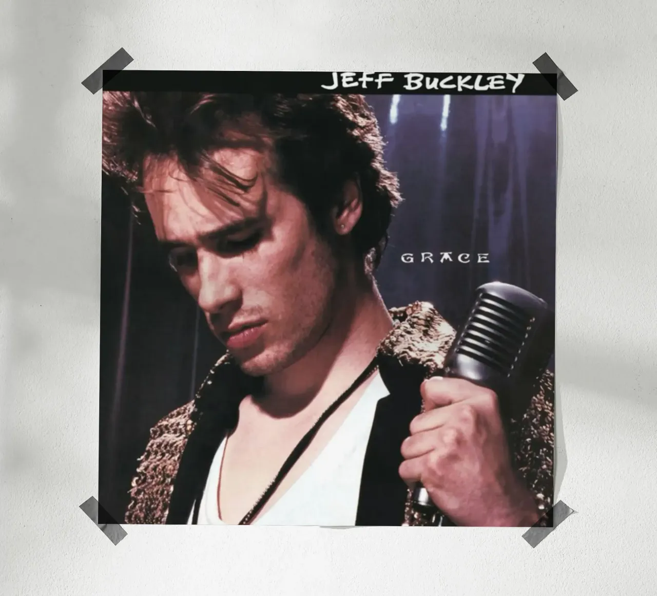 Jeff Buckley poster con telaio in plastica da udahandereez