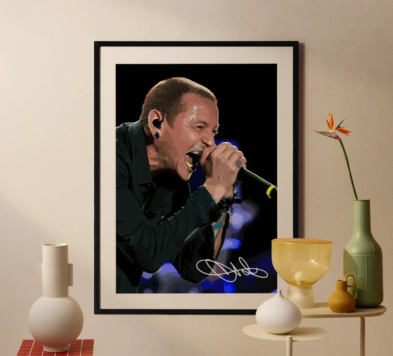 Chester Bennington Urla poster da shiners