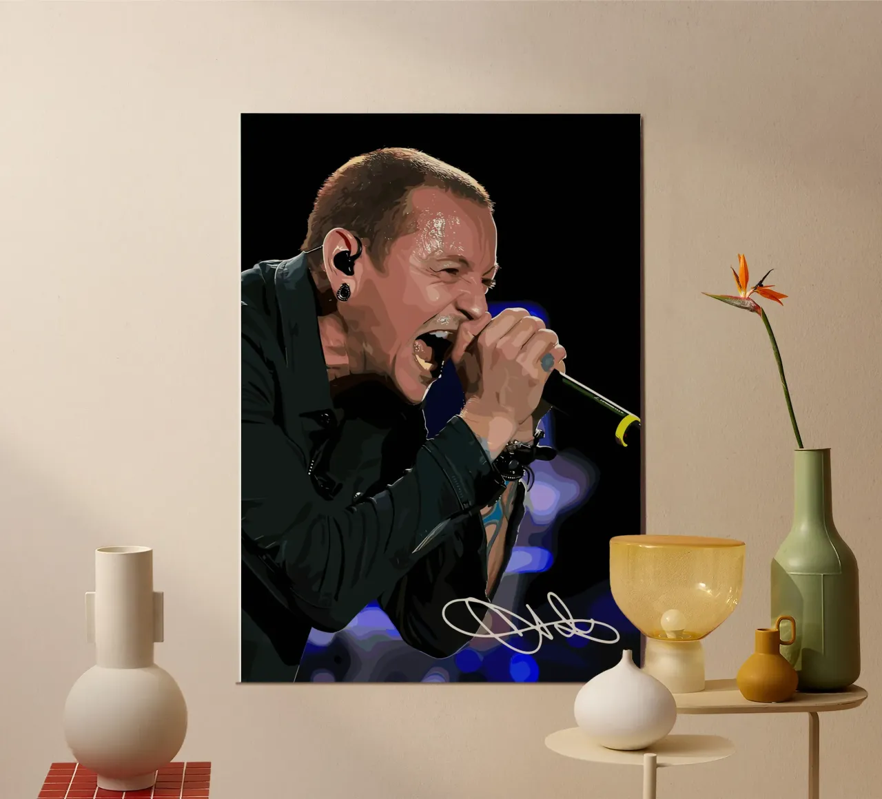 Chester Bennington Urla poster da shiners