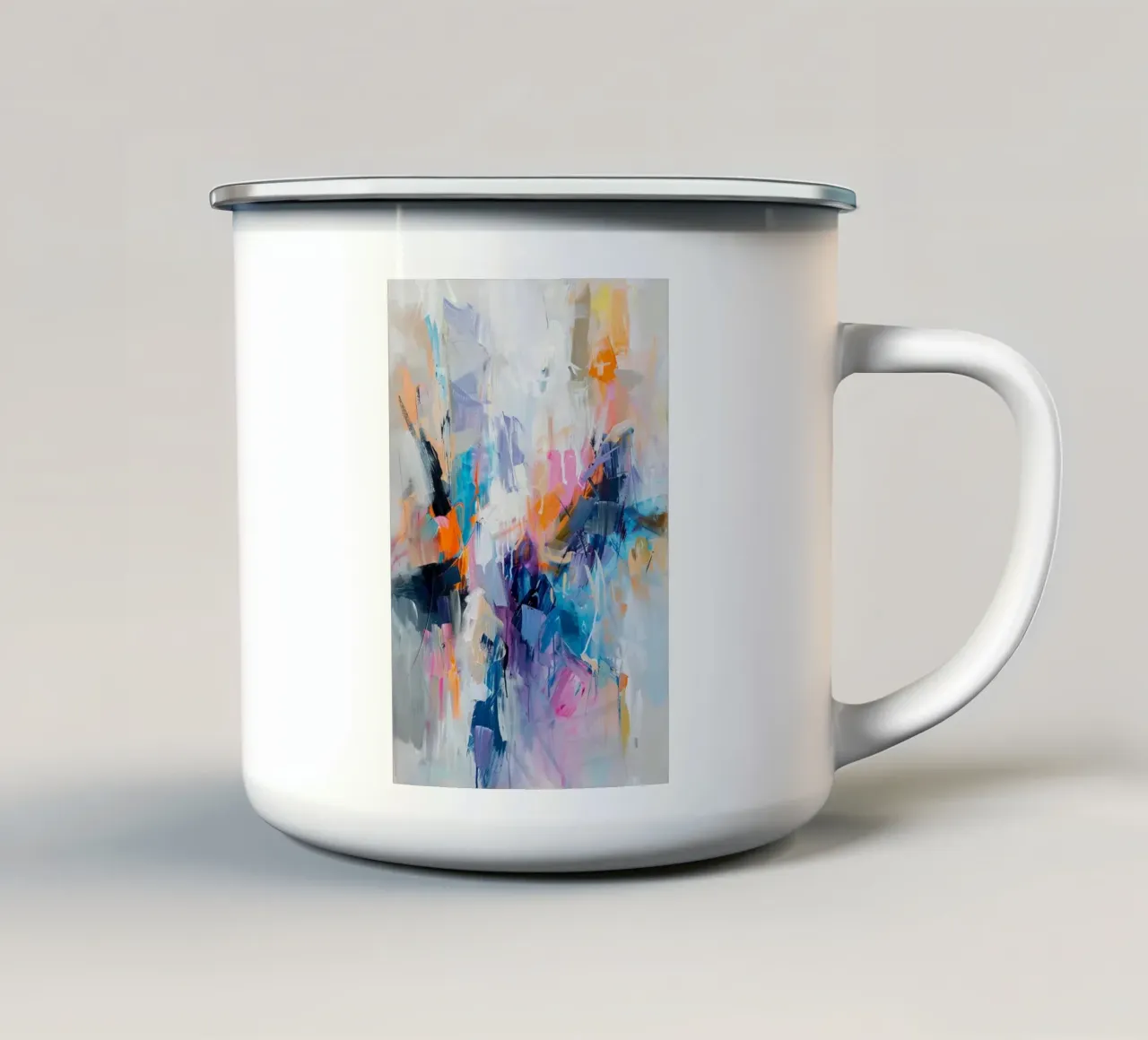 Echoes of Light tazza in smalto da Mosaic Dialogue