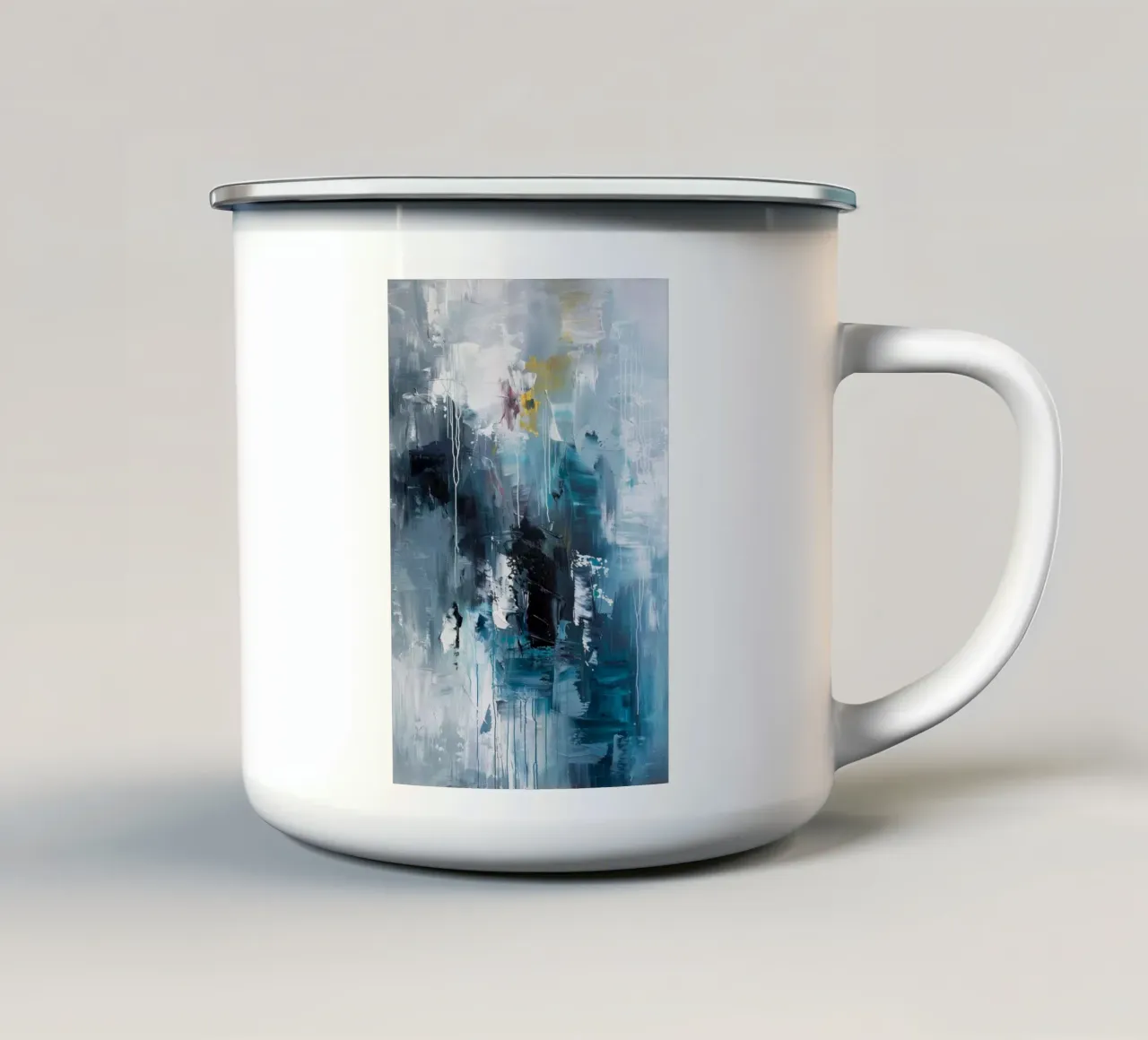 Silent Depths tazza in smalto da Mosaic Dialogue