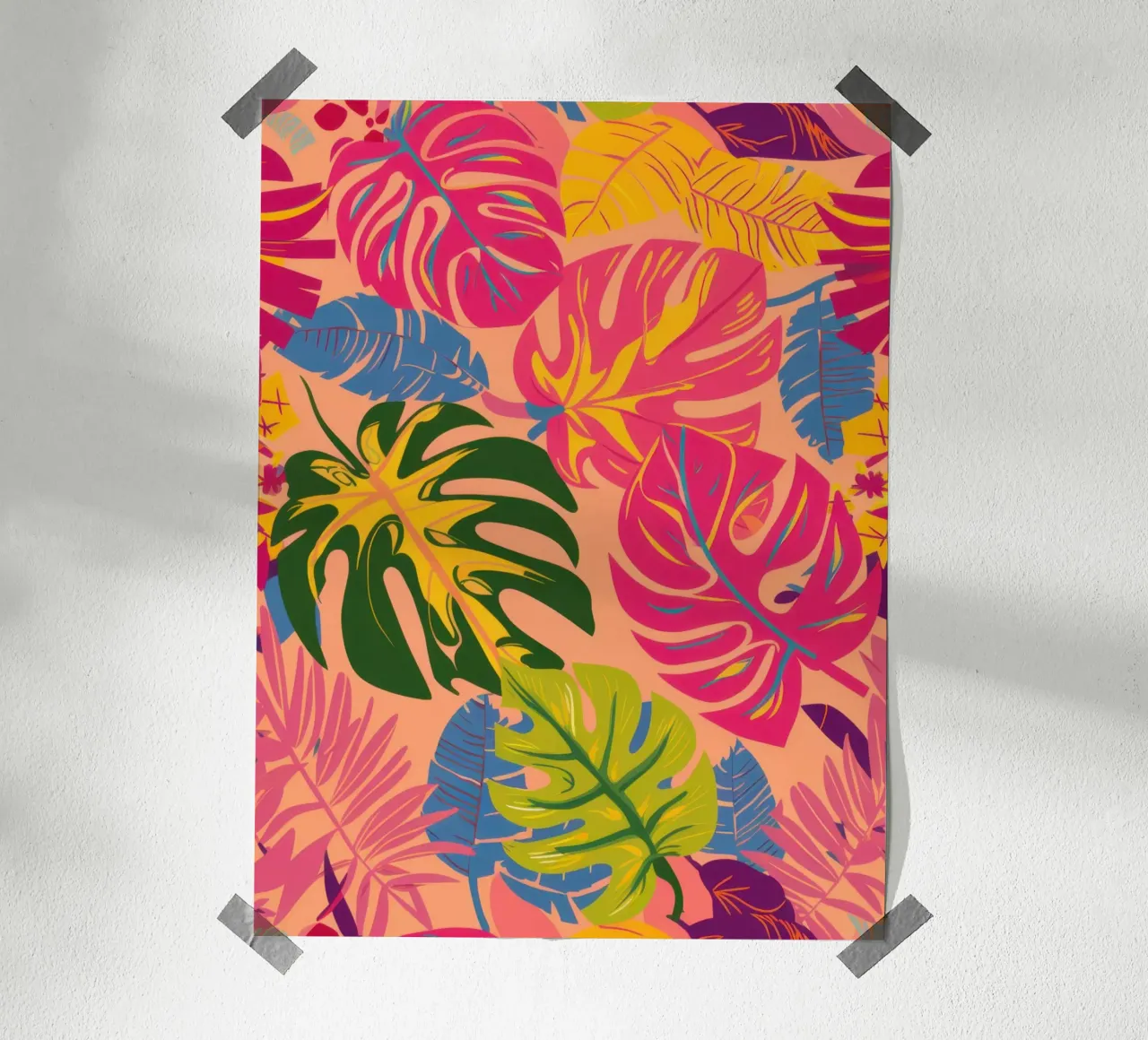 Sogno di giungla elettrica poster da Orchid Patina