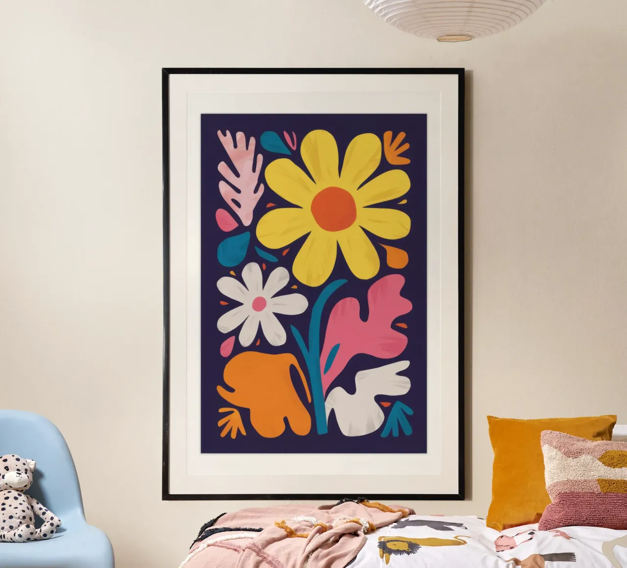 Audacia floreale maraouiana poster da Orchid Patina