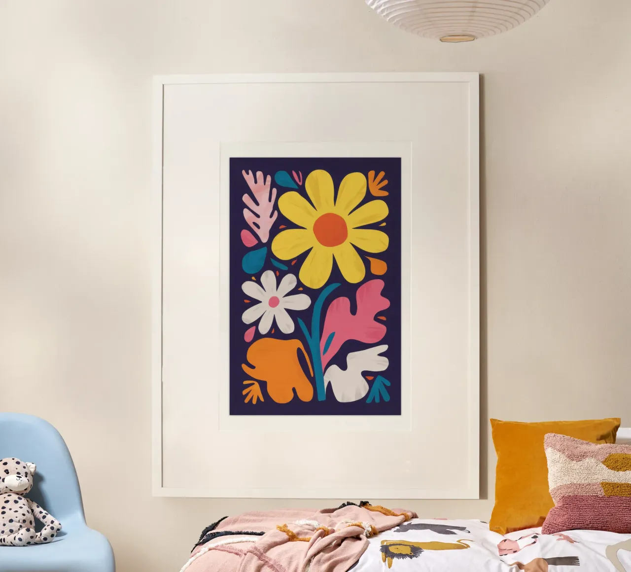 Audacia floreale maraouiana poster da Orchid Patina