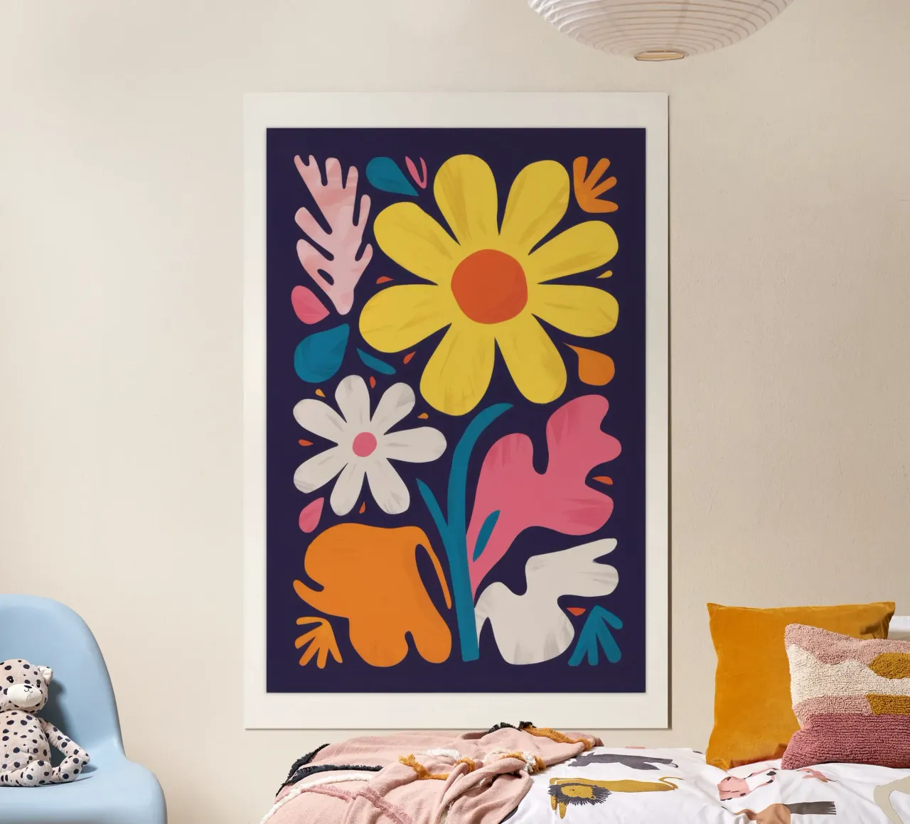 Audacia floreale maraouiana poster da Orchid Patina
