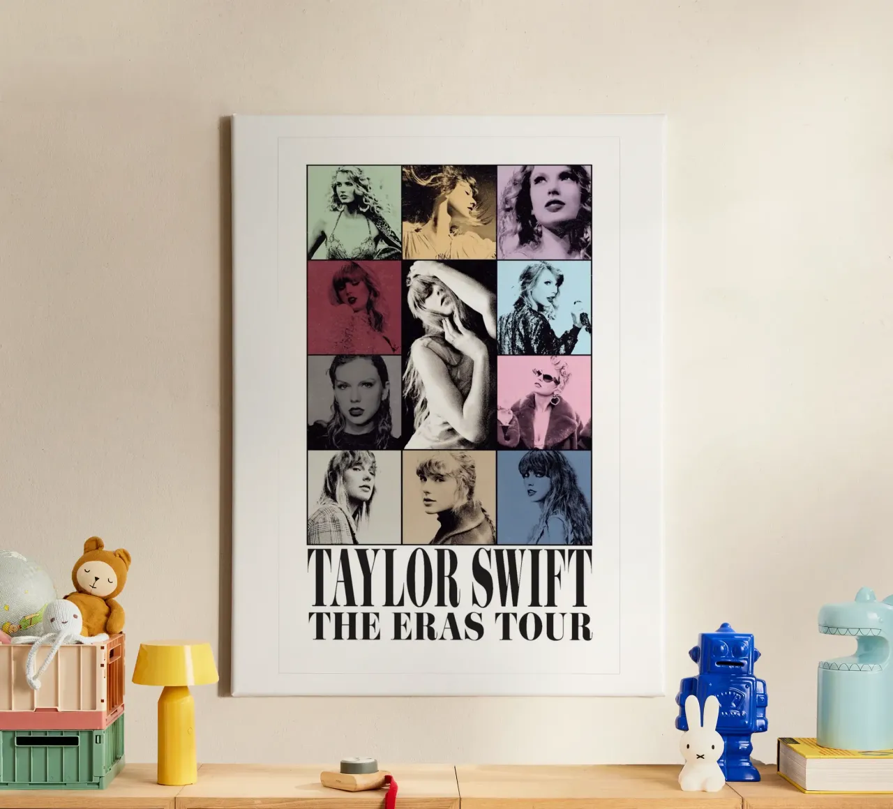 Taylor Swift The Eras Tour Song canvas met Baklijst van ramdakjagualma
