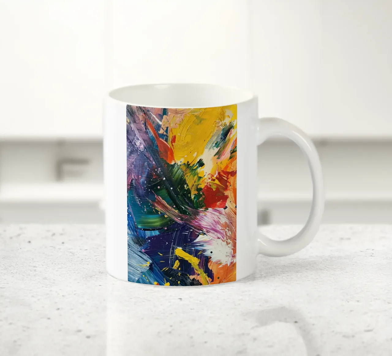 Cosmic Bloom tazza in ceramica da Mosaic Dialogue