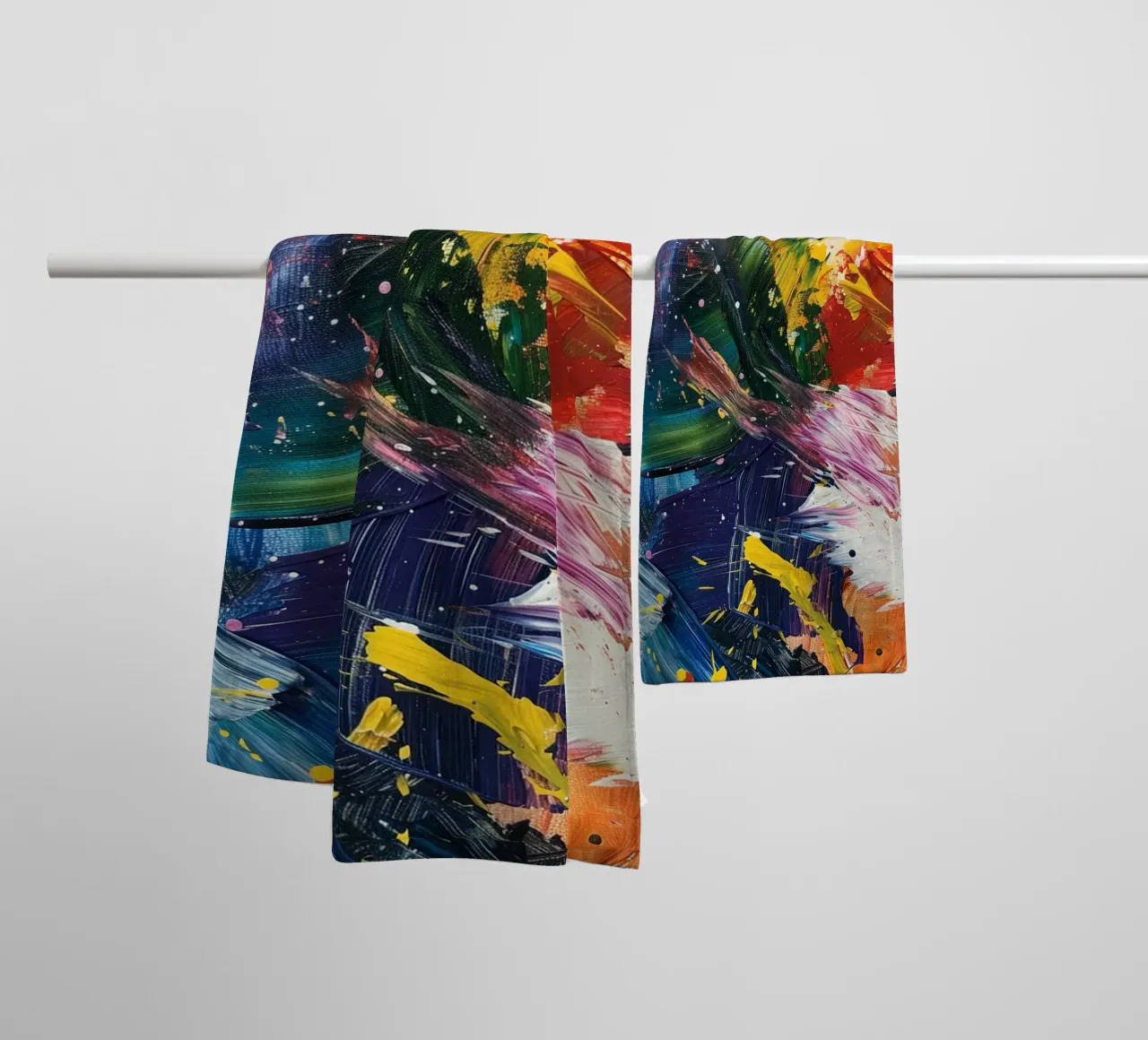 Cosmic Bloom asciugamano da bagno da Mosaic Dialogue