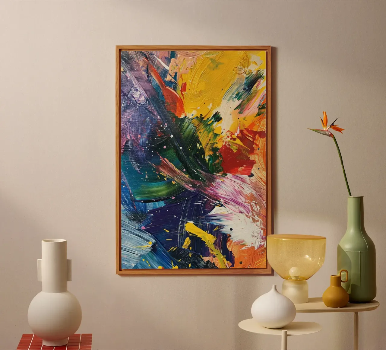 Cosmic Bloom alluminio dibond da Mosaic Dialogue