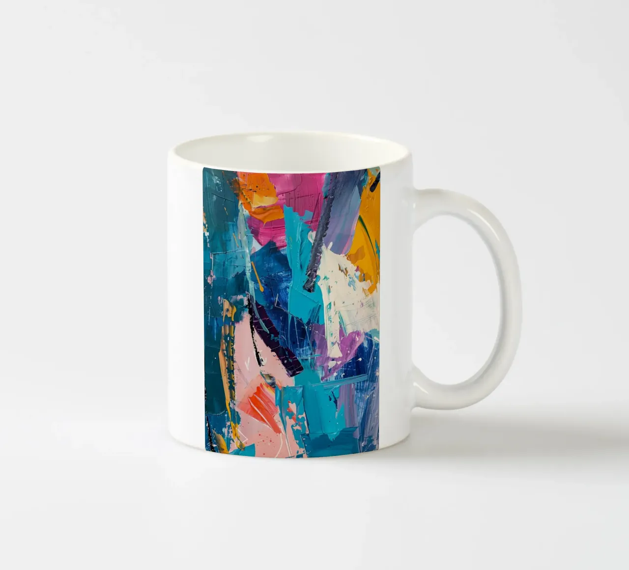Vivid Currents tazza in ceramica da Mosaic Dialogue