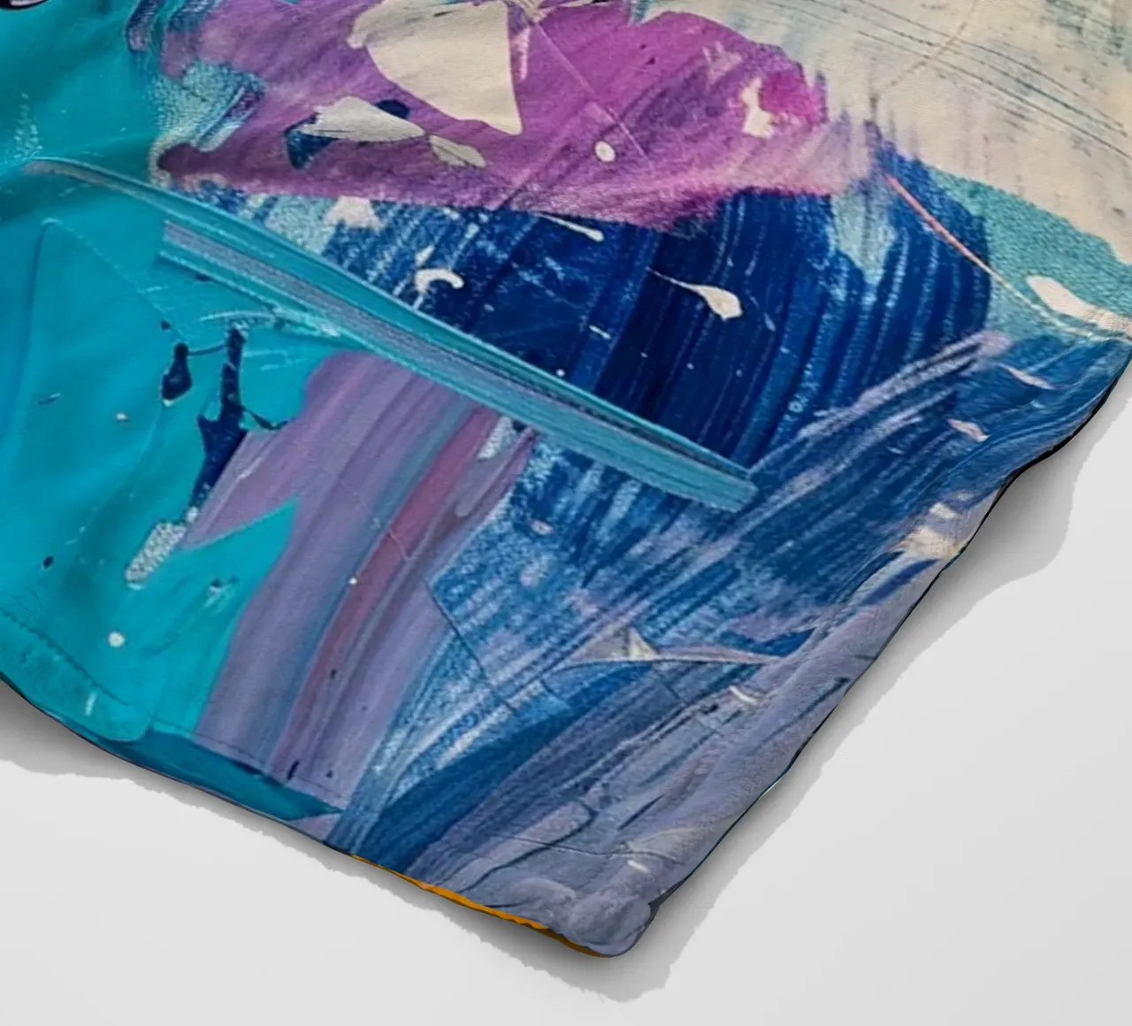 Vivid Currents coperta in pile da Mosaic Dialogue